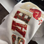 SABR Heavyweight Hoodie - Bone/Red