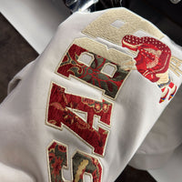SABR Heavyweight Hoodie - Bone/Red