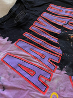 Aaliyah Vintage Dip Dye Graphic Tee