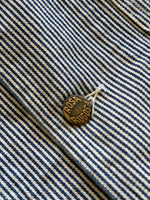 Rosa Rugosa Dufferin Chore Jacket Hickory Stripe