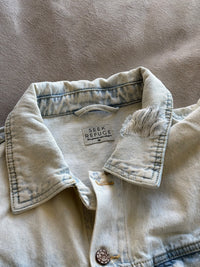 Seek Refuge Syrian Poem Denim Jacket