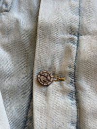 Seek Refuge Syrian Poem Denim Jacket