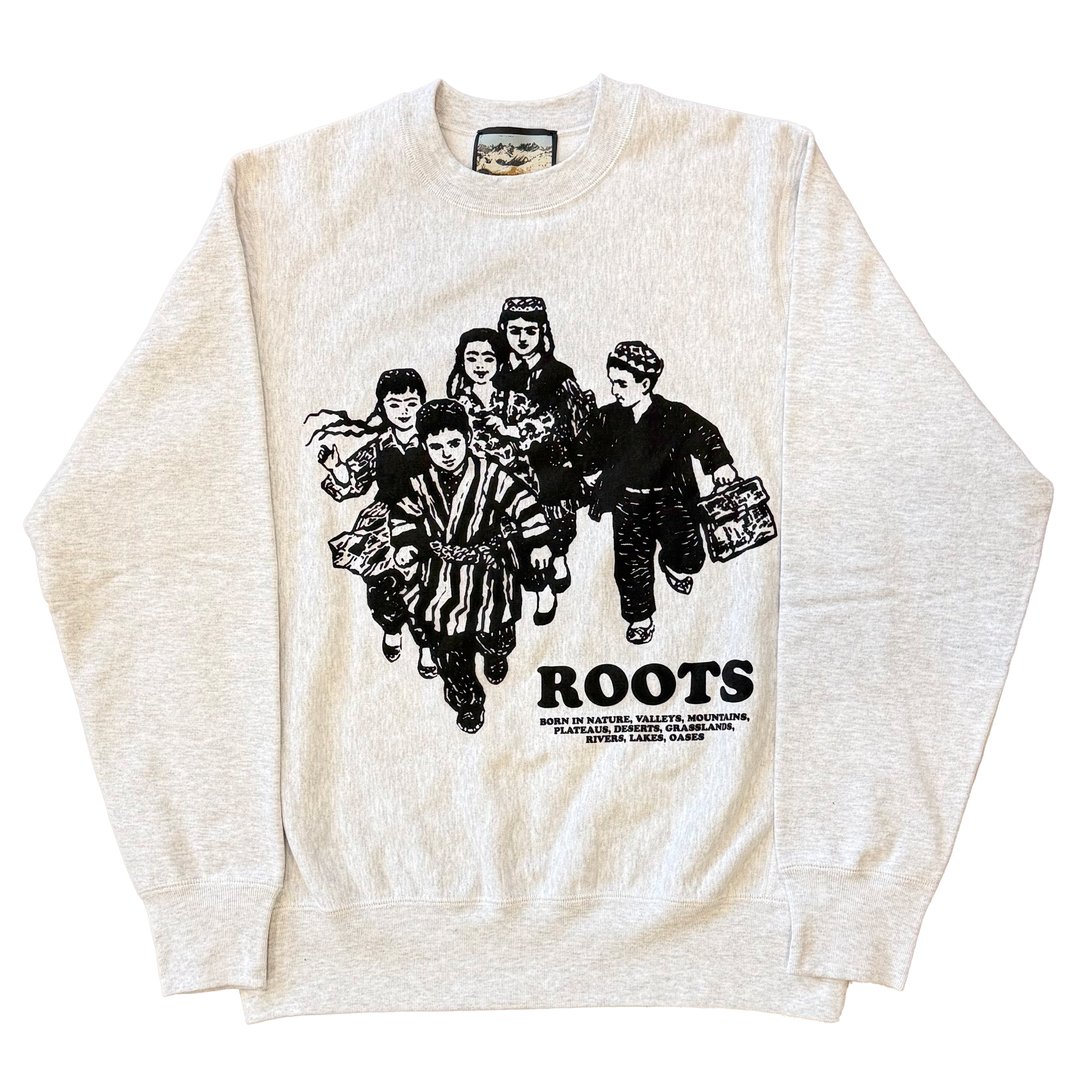 Roots Crewneck - Ash Heather